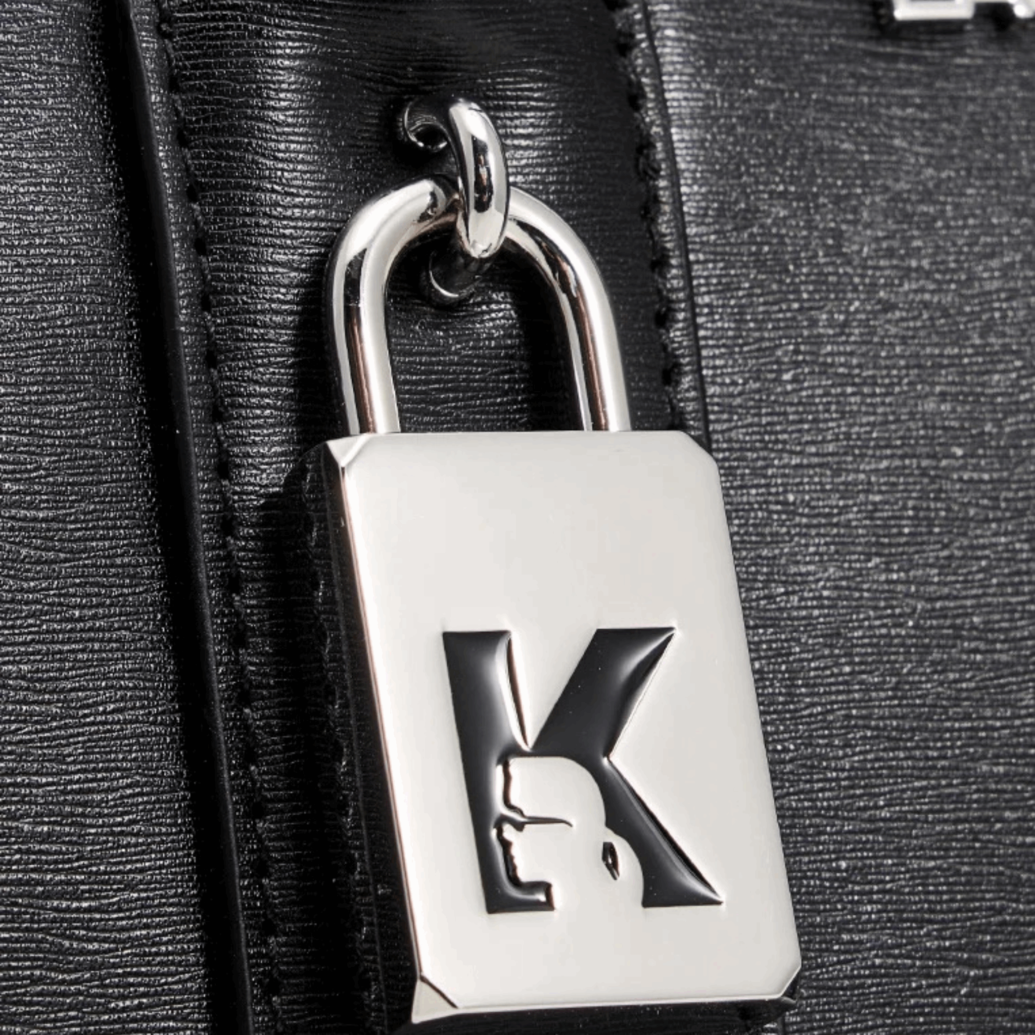 Authentic Karl Lagerfeld leather crossbody bag