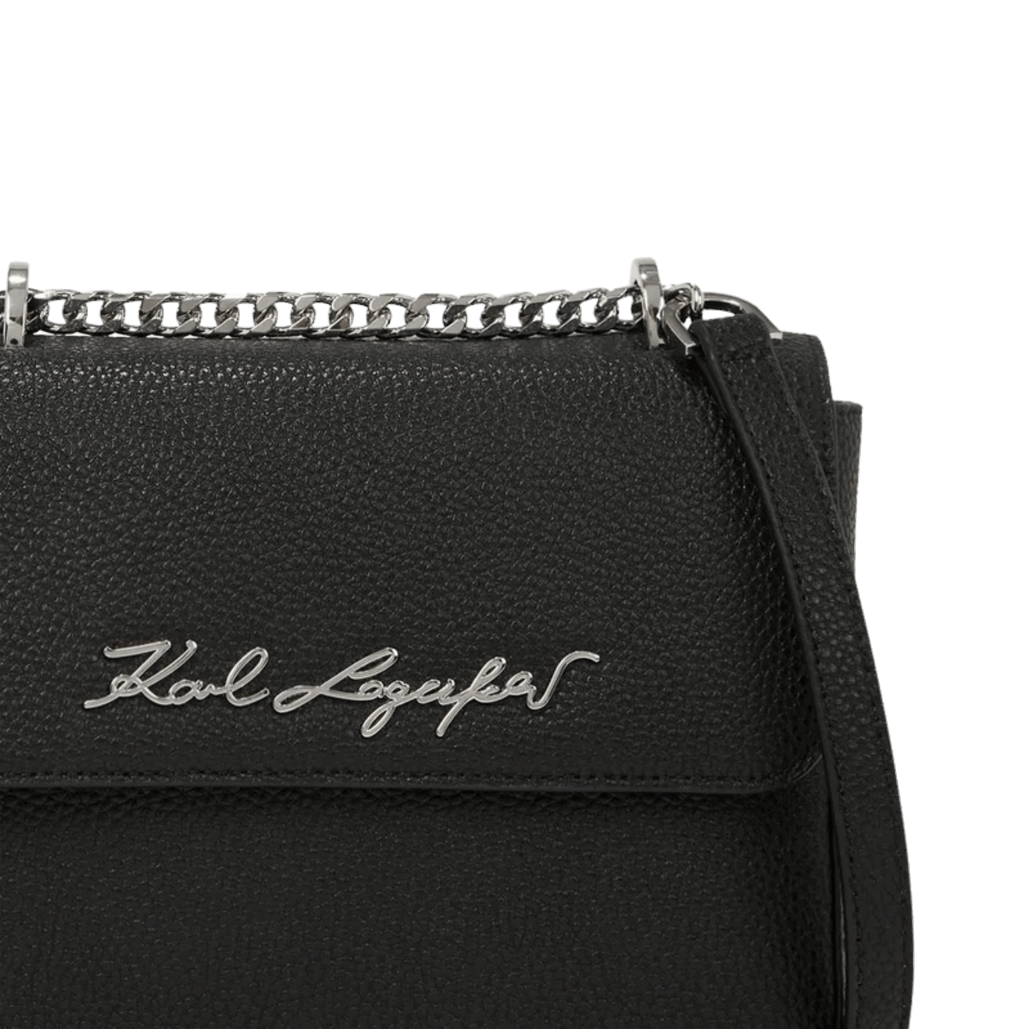 KARL LAGERFELD PEBBLE - Shoulder bag - black