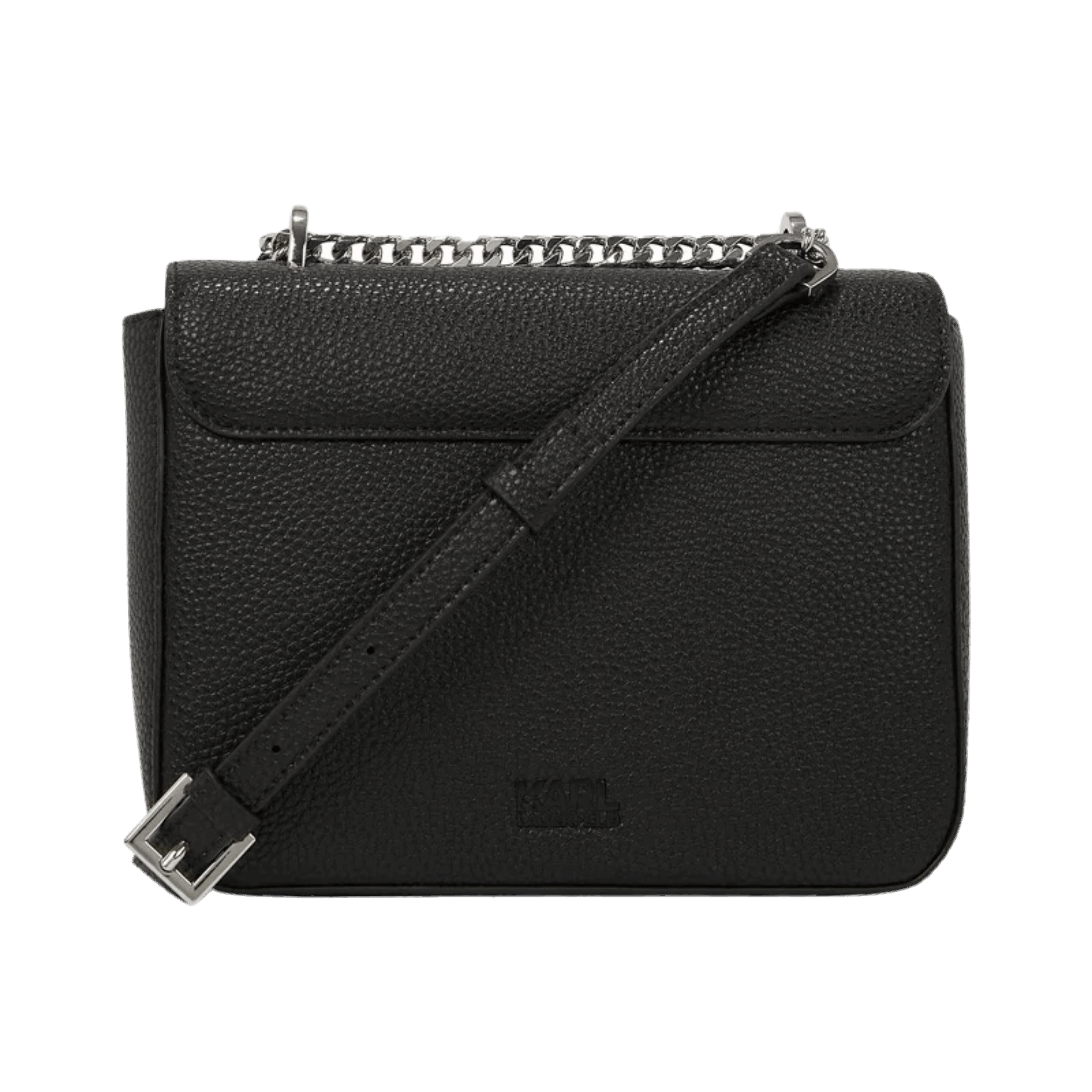 KARL LAGERFELD PEBBLE - Shoulder bag - black