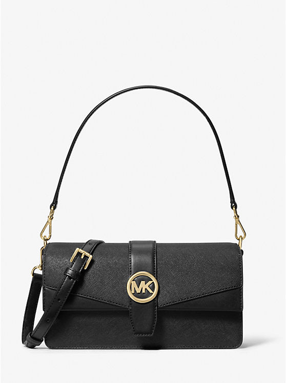 Michael Kors Greenwich Medium Saffiano Leather Shoulder Bag