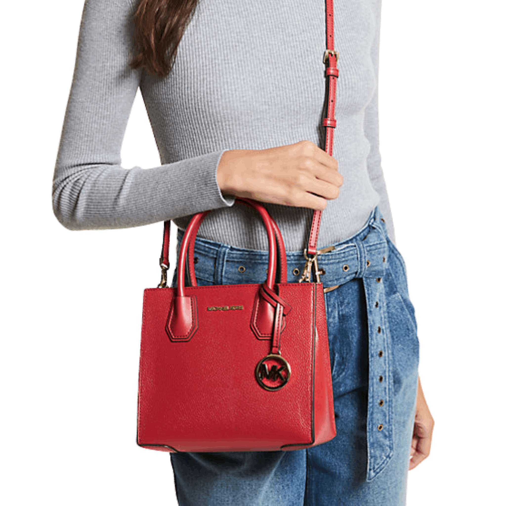 Michael Kors Medium Pebbled Leather Crossbody Bag