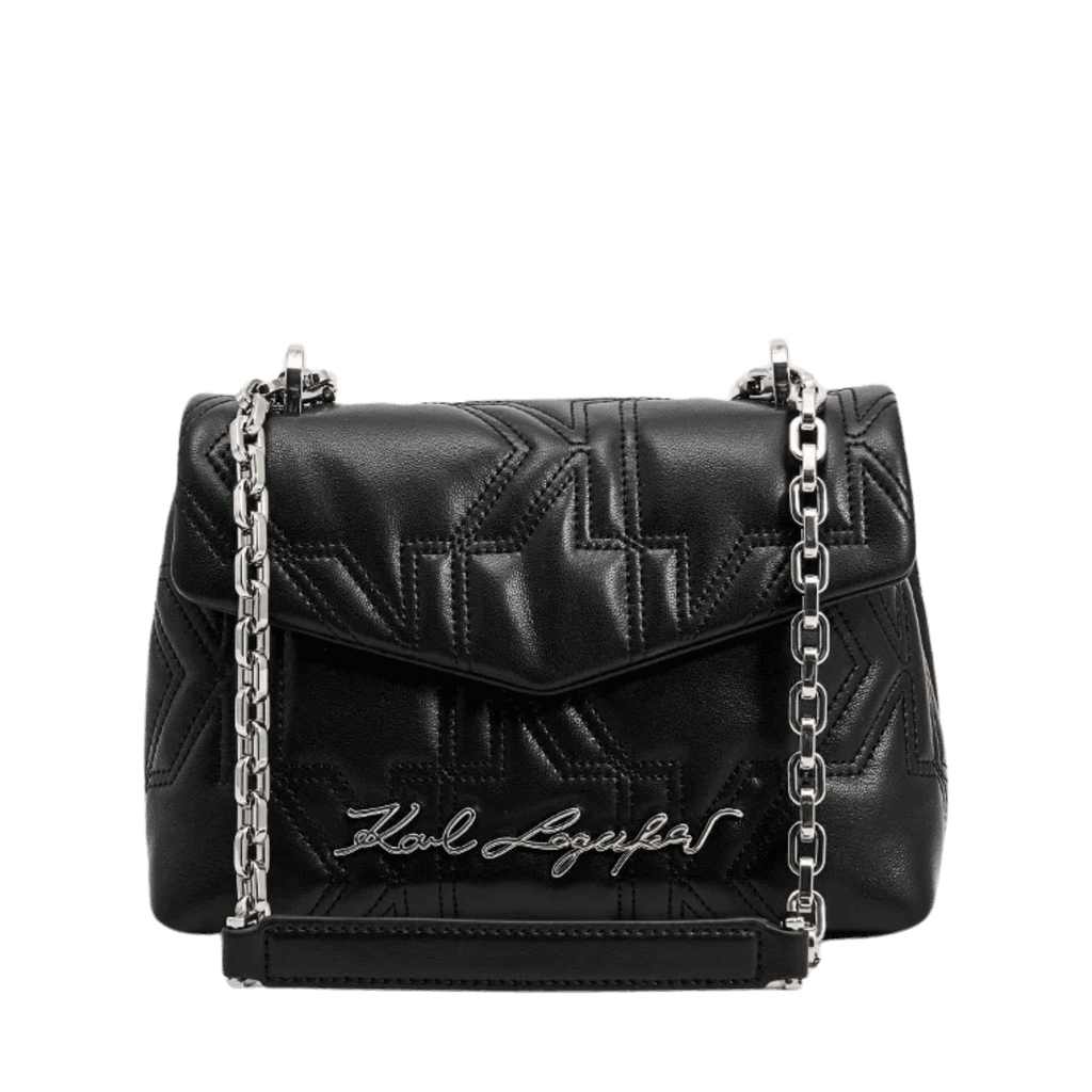 KARL LAGERFELD Structured Handbag – Black