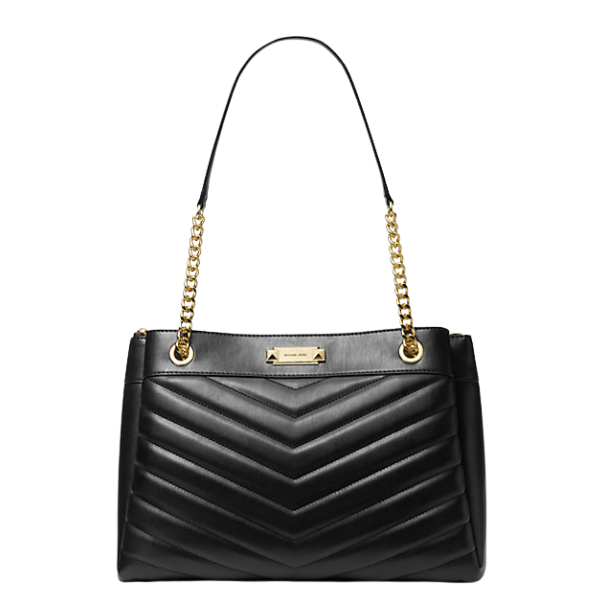 MICHAEL KORS Whitney Medium Quilted Tote Bag – Black