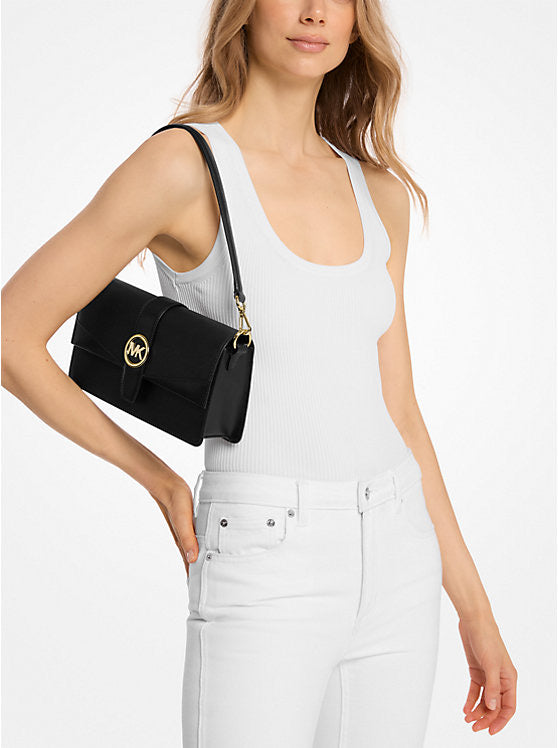 Michael Kors Greenwich Medium Saffiano Leather Shoulder Bag