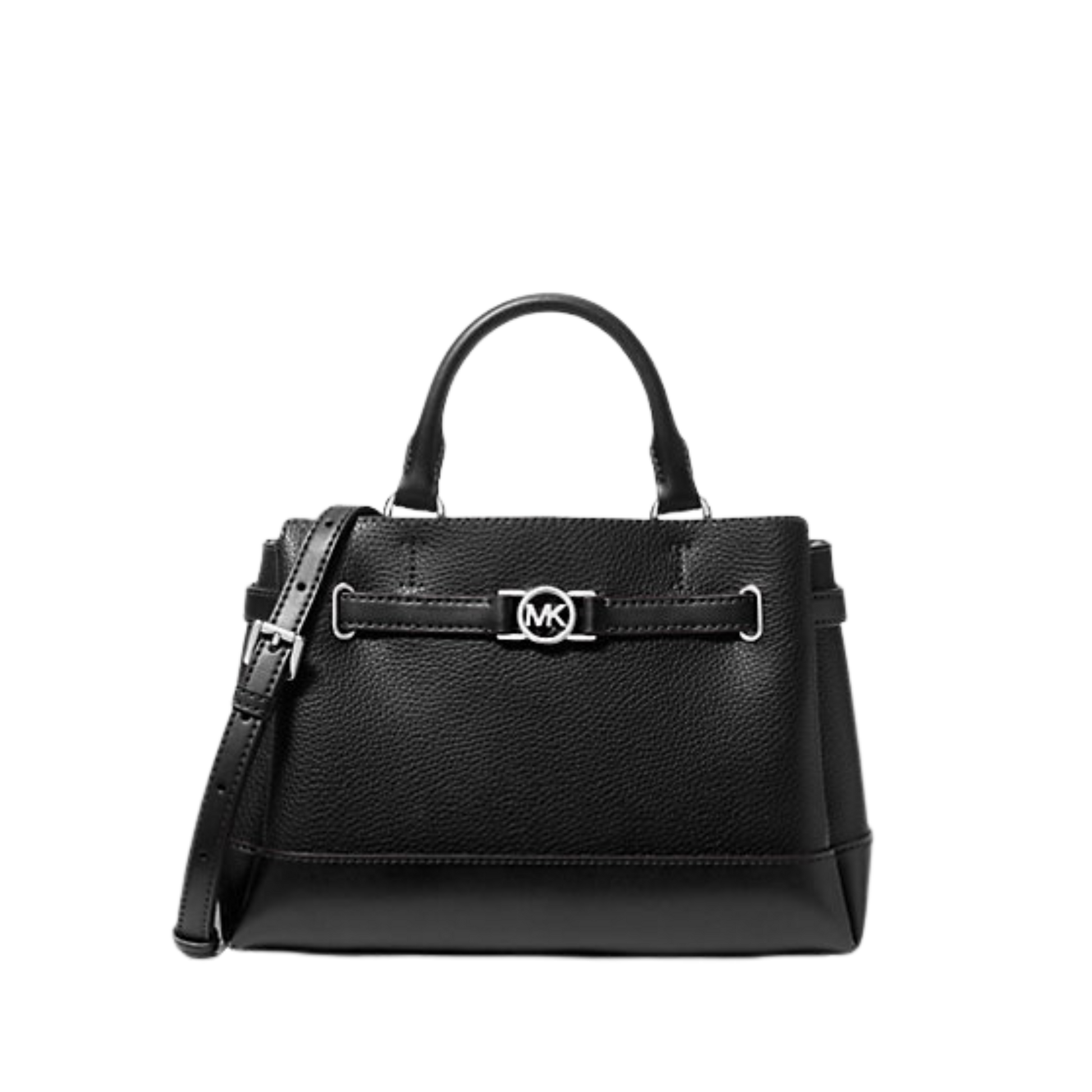 Small Pebbled Leather Satchel