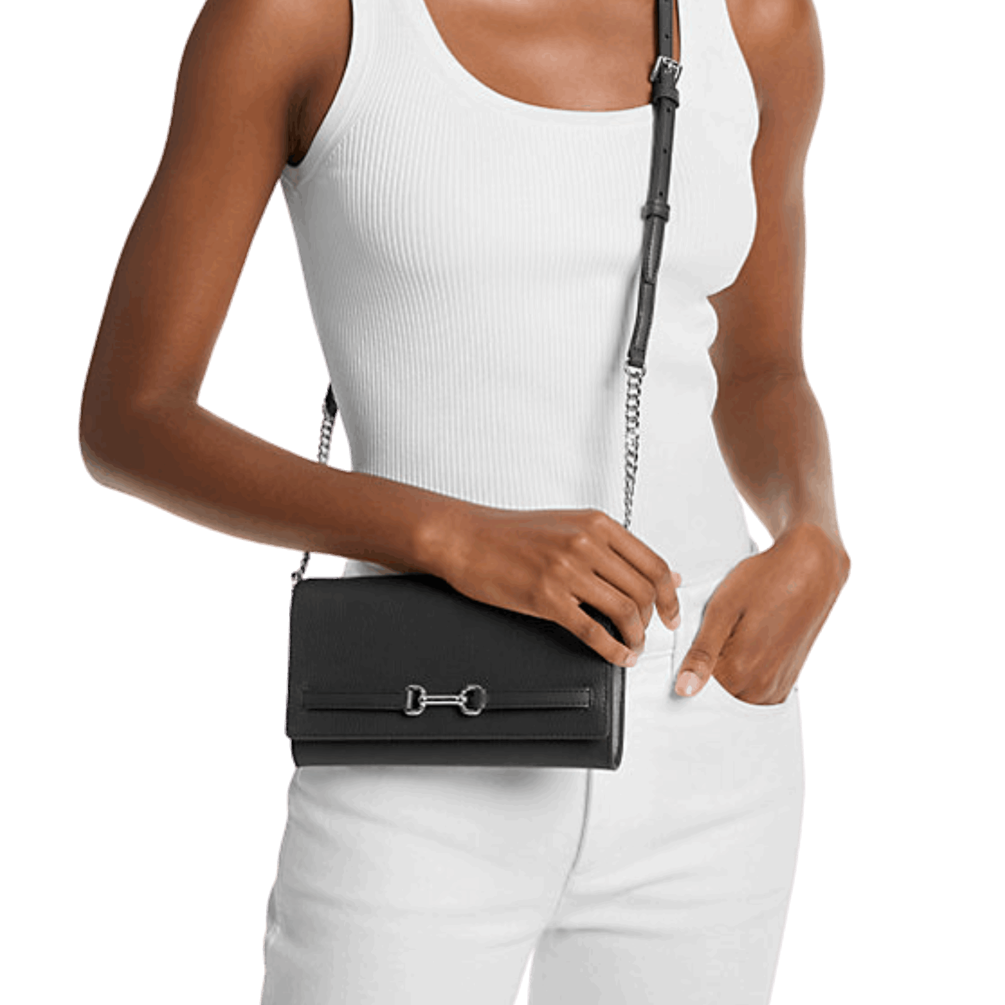 Michael Kors Large Pebbled Leather Convertible Crossbody Bag