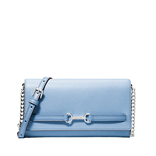 Large Pebbled Leather Convertible Crossbody Bag