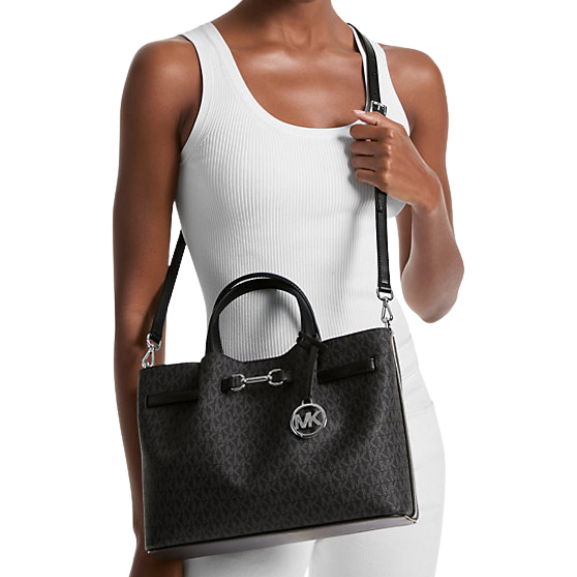 Medium Signature Logo Satchel