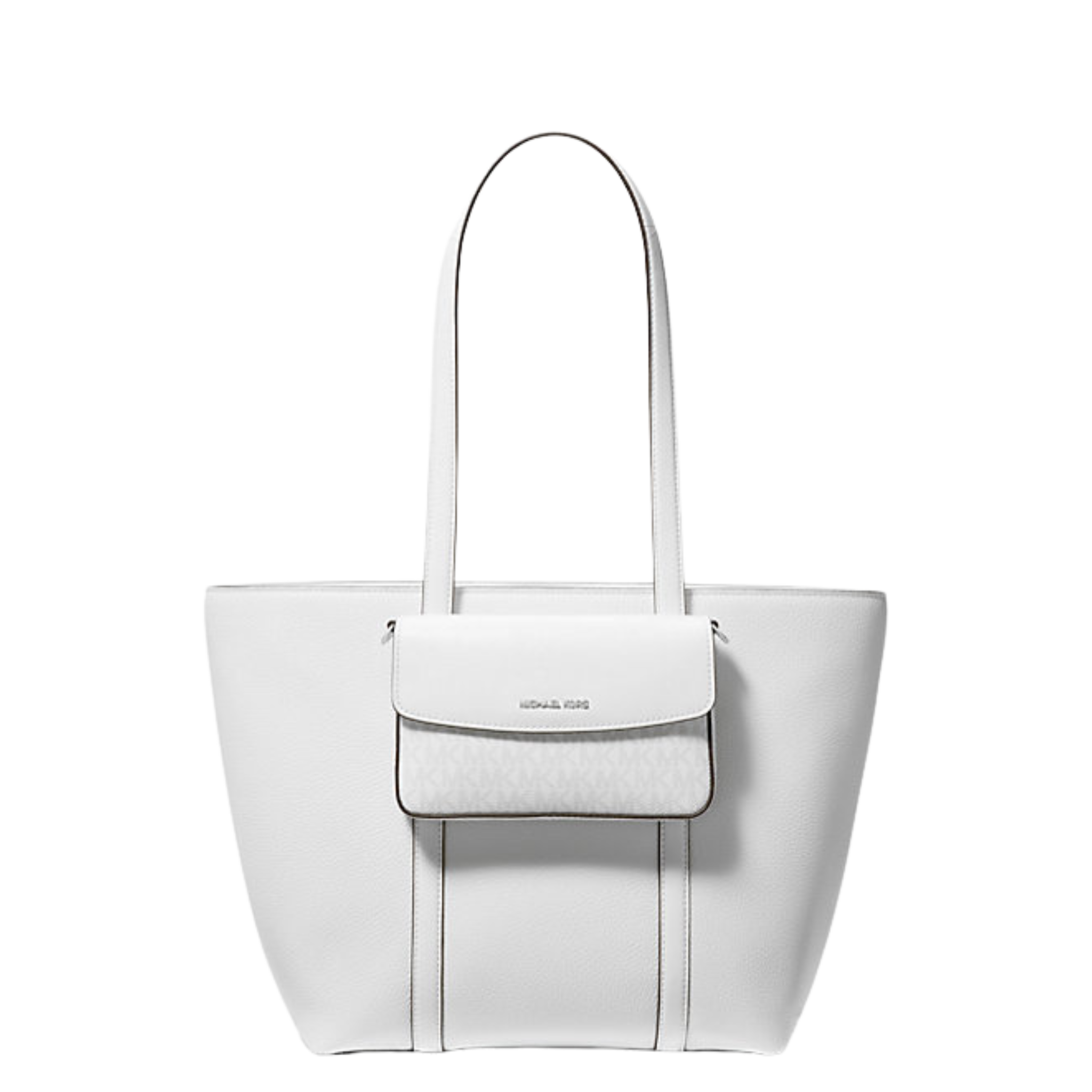 MICHAEL KORS  Jet Set Large 2-in-1 Pebbled Leather Tote Bag