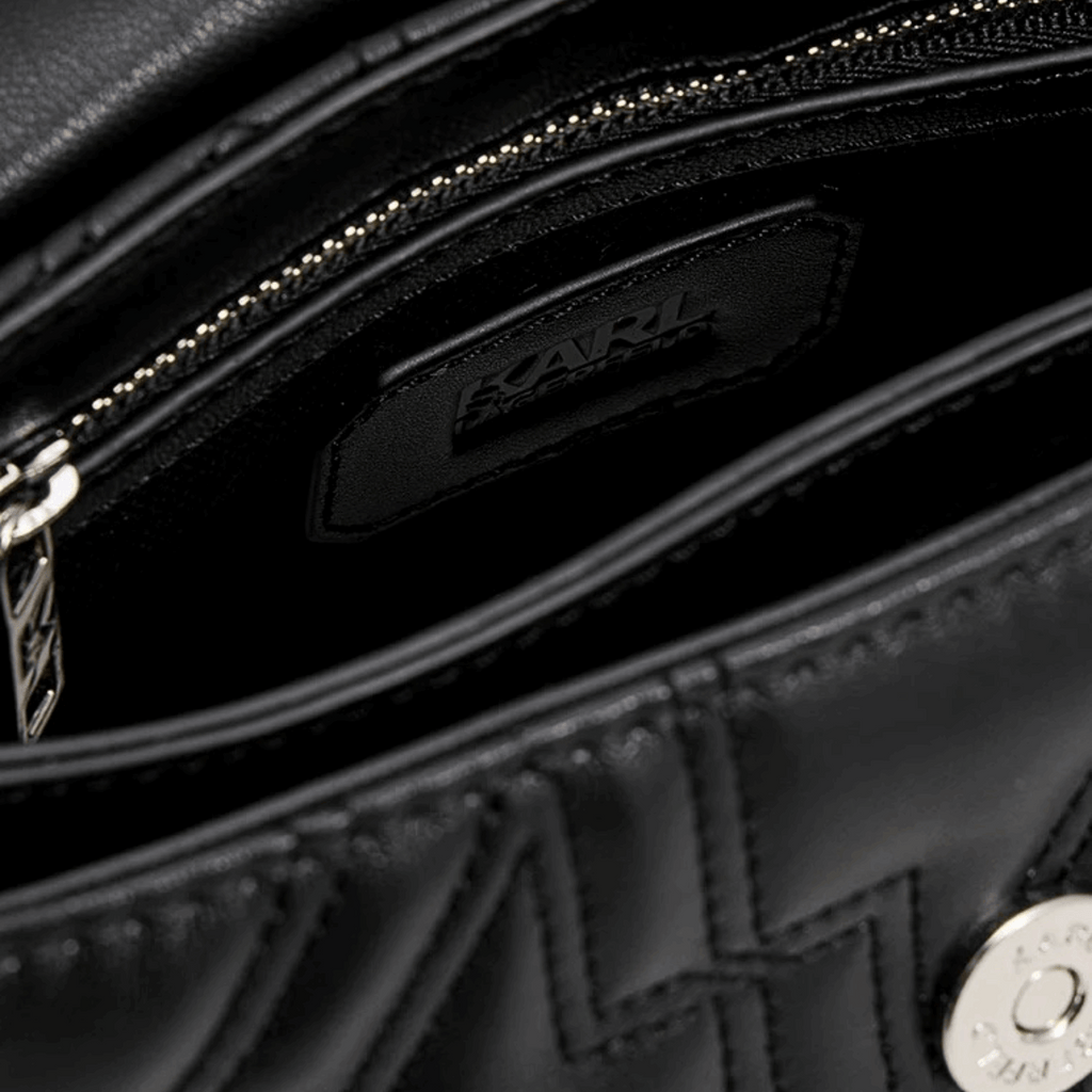 KARL LAGERFELD Structured Handbag – Black
