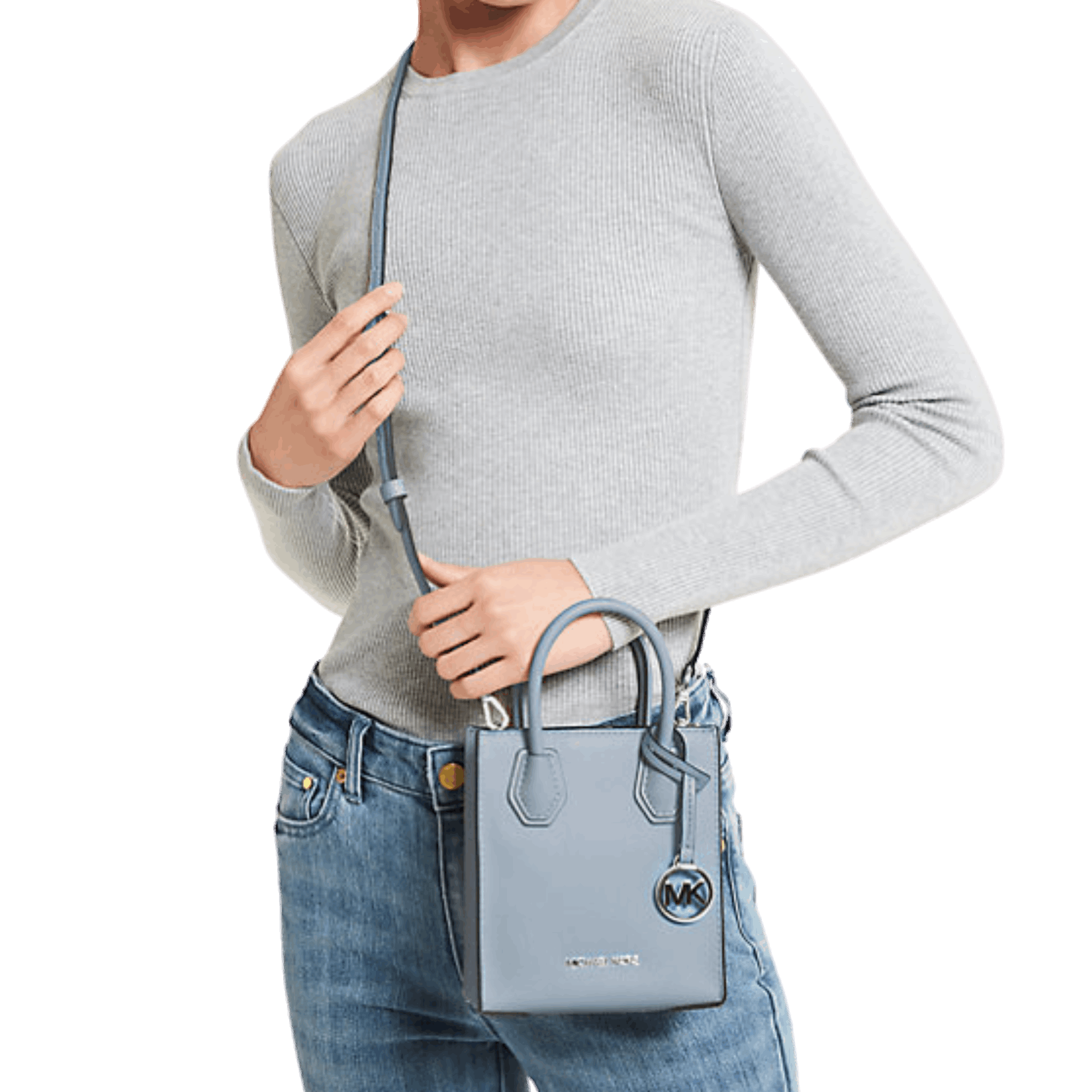 MICHAEL KORS Extra-Small Pebbled Leather Crossbody Bag