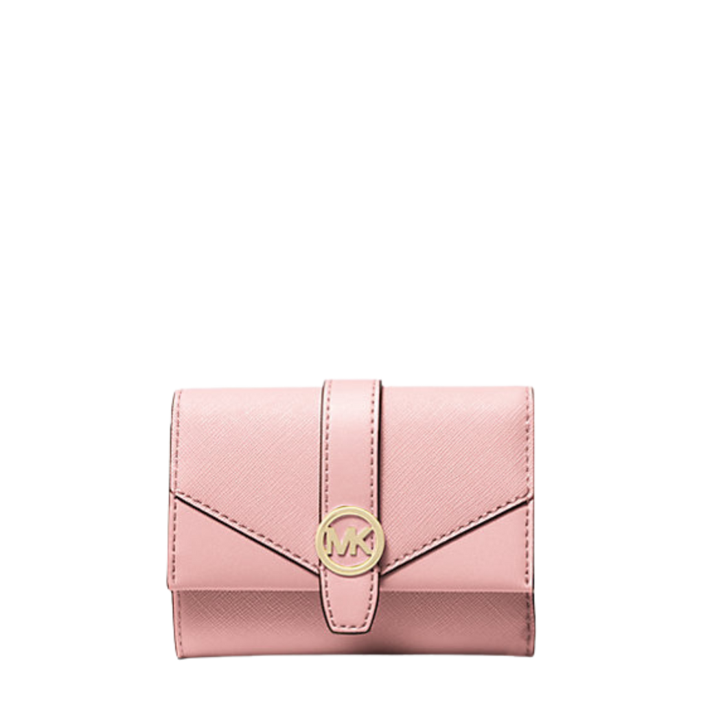 MICHAEL KORS Greenwich Medium Saffiano Leather Trifold Wallet