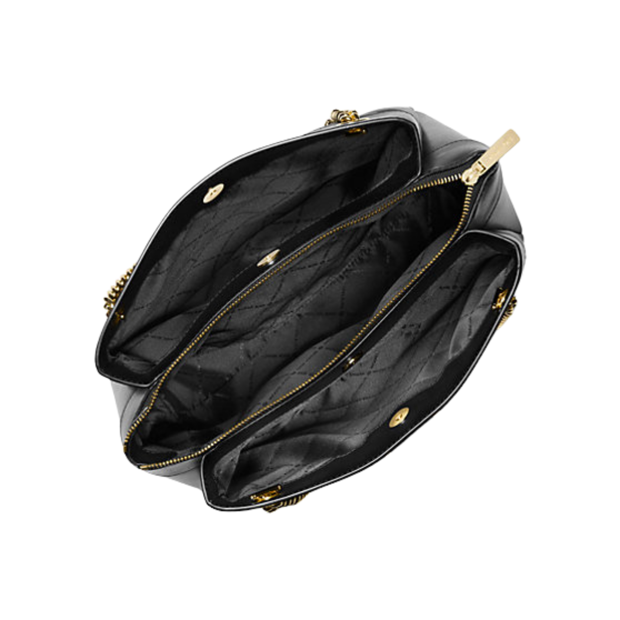 MICHAEL KORS Whitney Medium Quilted Tote Bag – Black