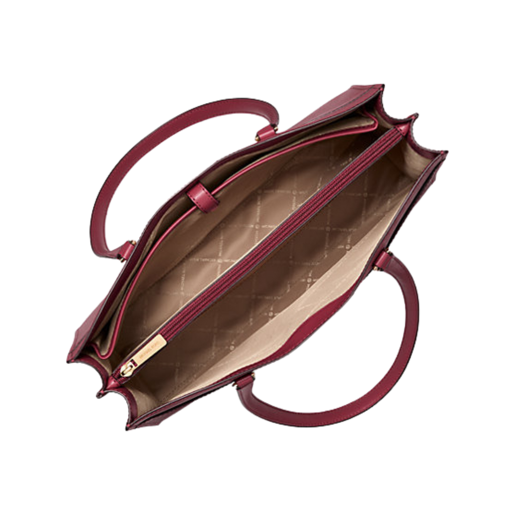 MICHAEL KORS Jet Set Travel Large Saffiano Leather Pocket Tote Bag