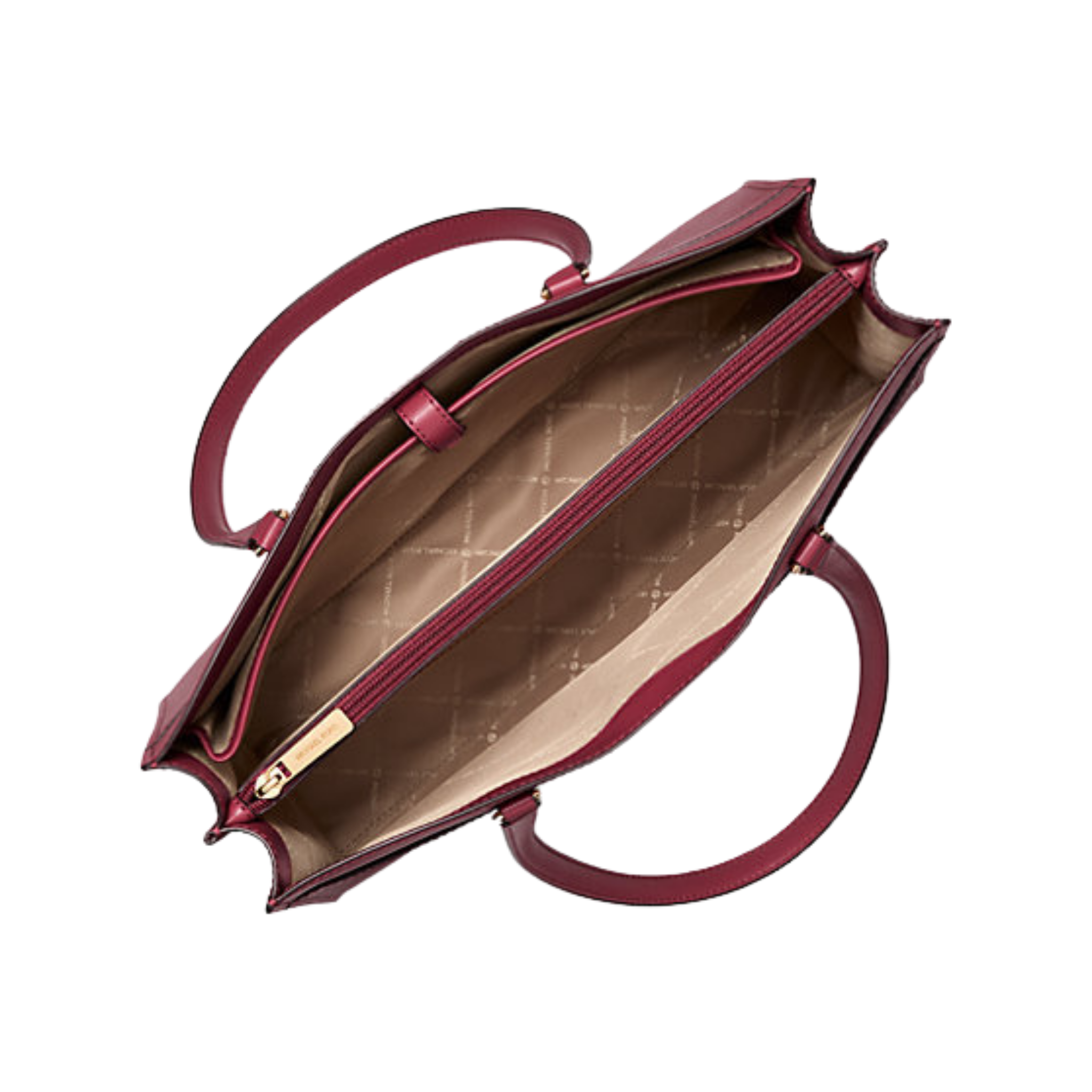 MICHAEL KORS Jet Set Travel Large Saffiano Leather Pocket Tote Bag