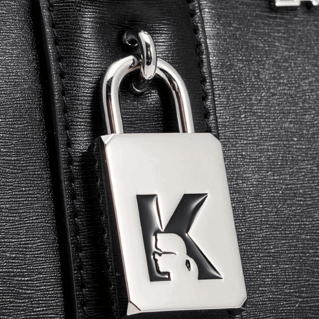 Authentic Karl Lagerfeld leather crossbody bag