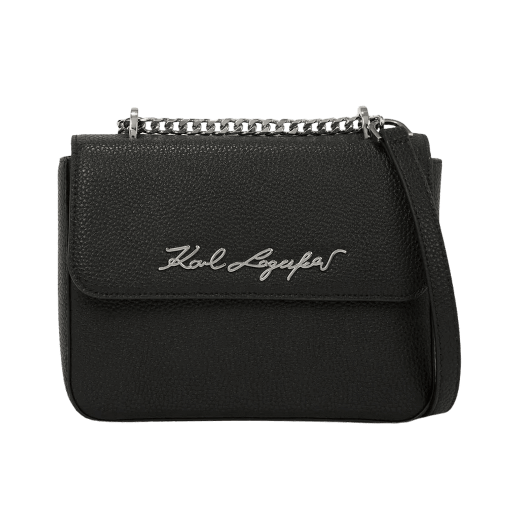 KARL LAGERFELD PEBBLE - Shoulder bag - black