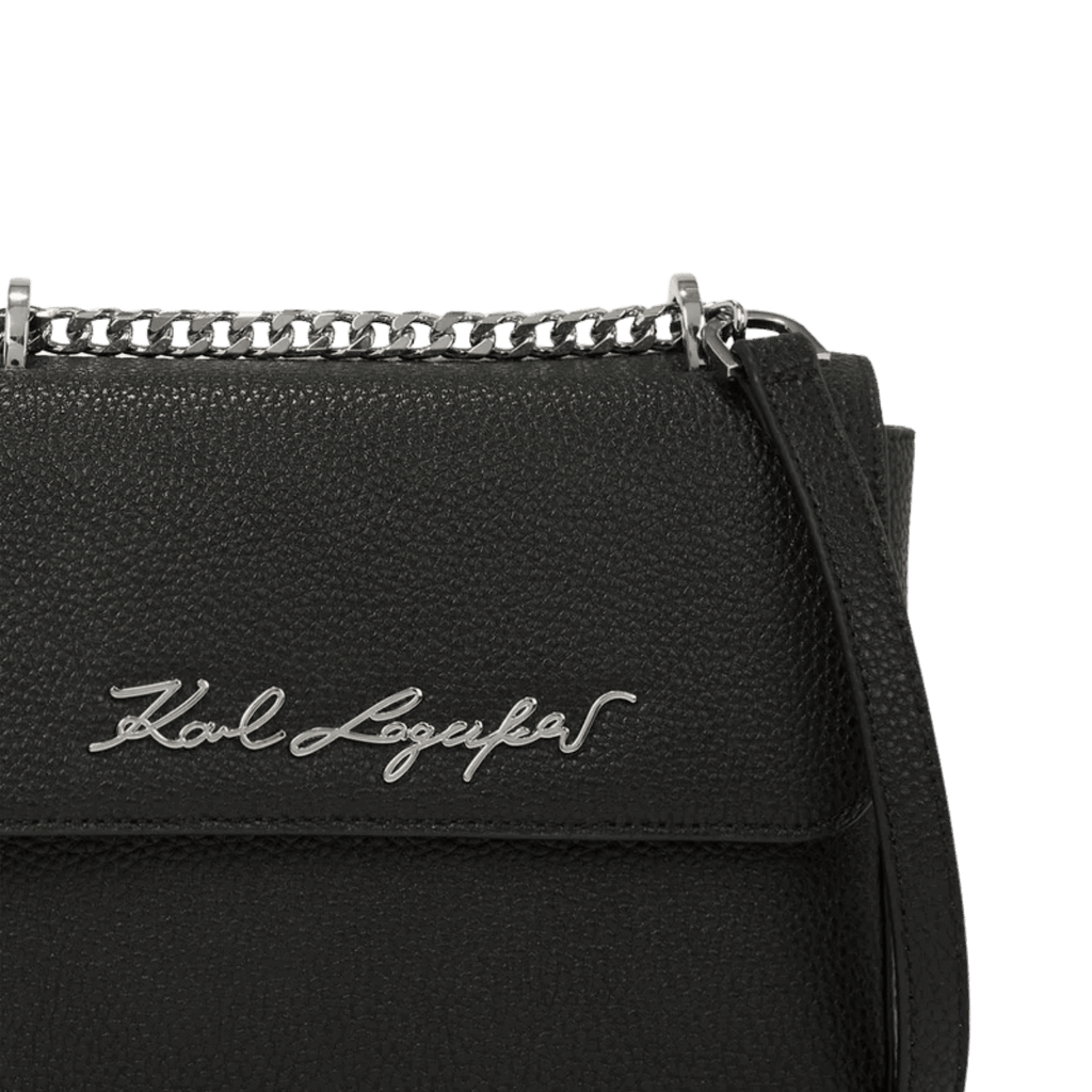 KARL LAGERFELD PEBBLE - Shoulder bag - black