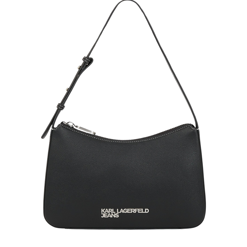 Karl Lagerfeld Jeans LOGO SHOULDER BAG - Handbag - black