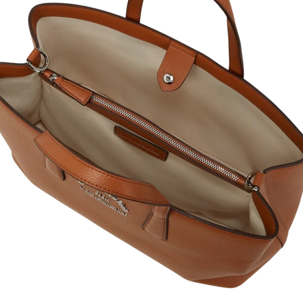 KARL LAGERFELD SATCHEL - Handbag - dark tan