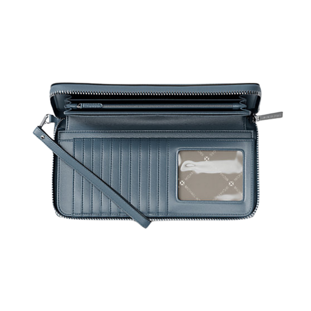 MICHAEL KORS Large Pebbled Leather Continental Wallet