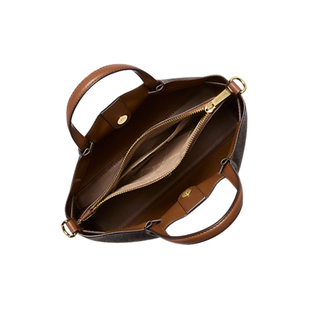 Michael Kors Carson Small Signature Logo Satchel