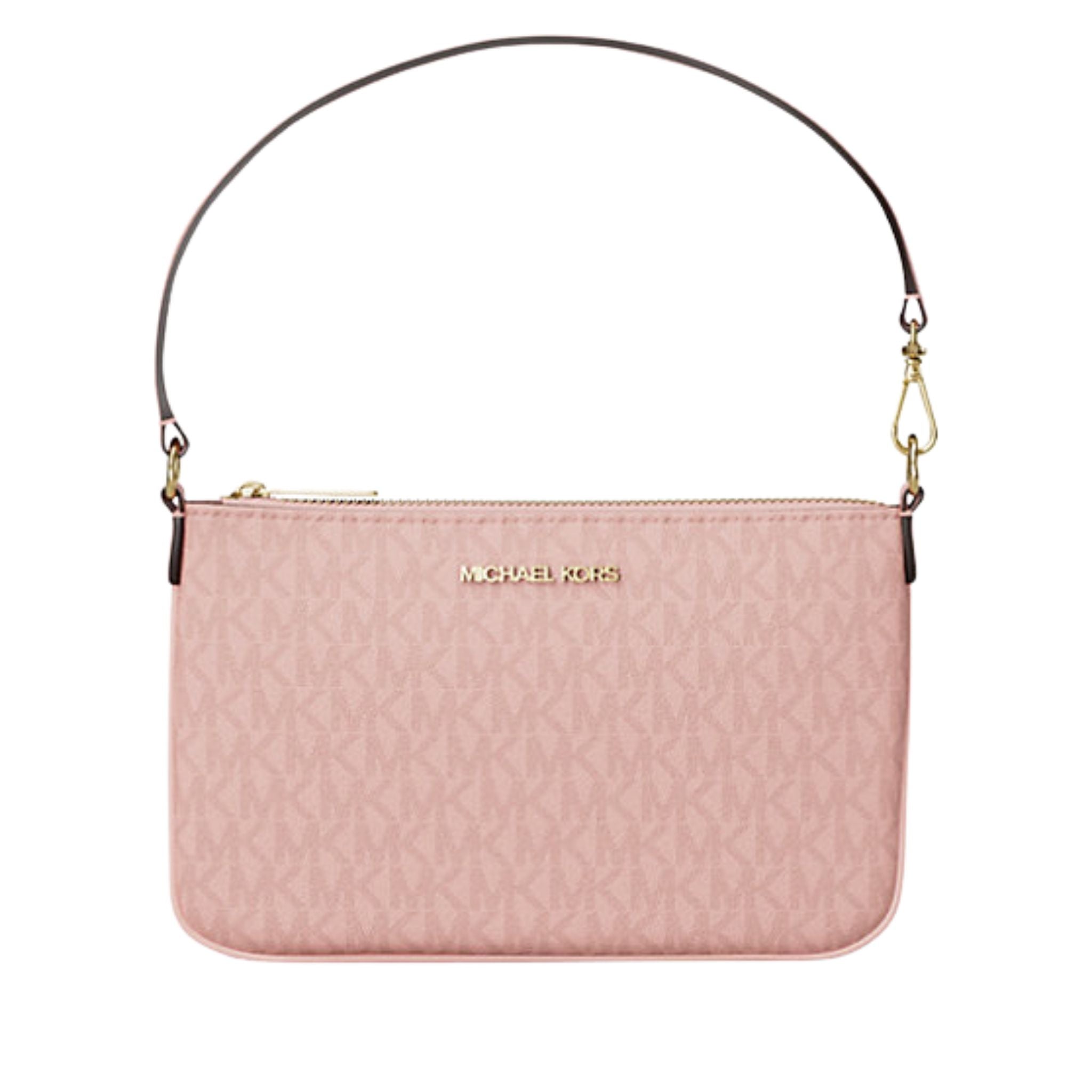 Michael Kors Jet Set Small Signature Logo Convertible Wristlet