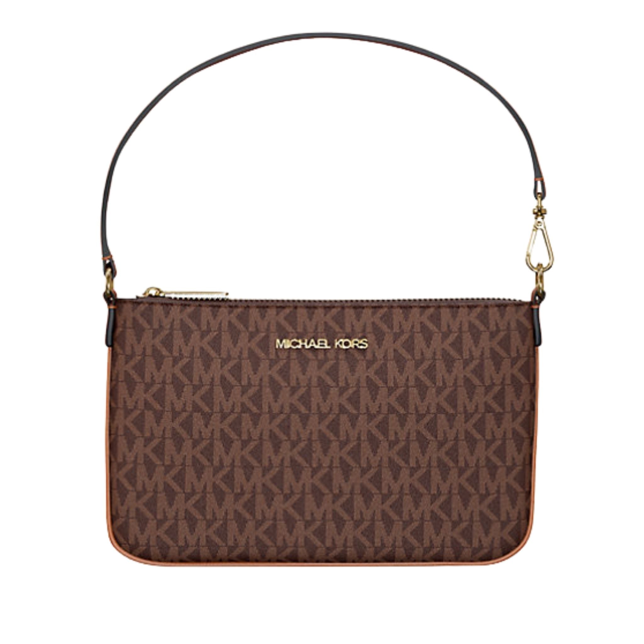 Michael Kors Jet Set Small Signature Logo Convertible Wristlet