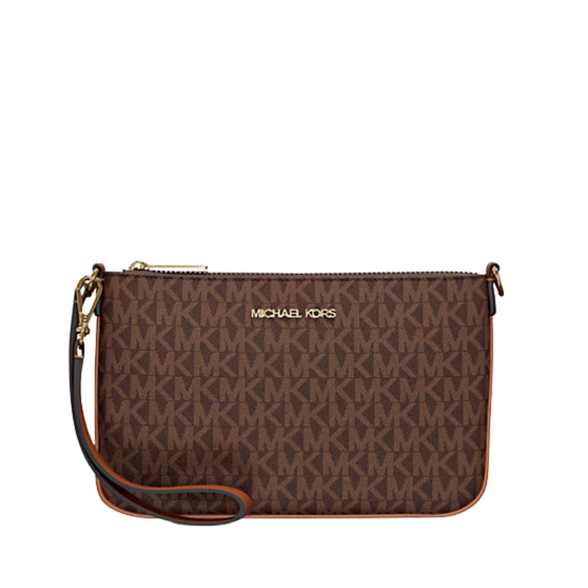 Michael Kors Jet Set Small Signature Logo Convertible Wristlet